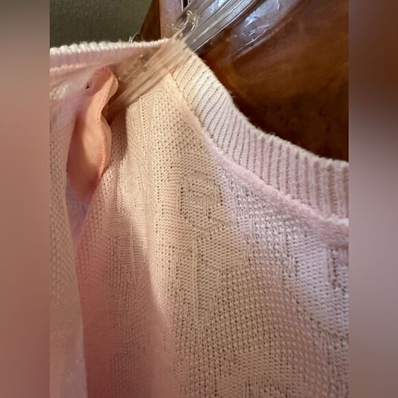 Rose 🌹 rose pattern 80s sweater top - Picture 4 of 9